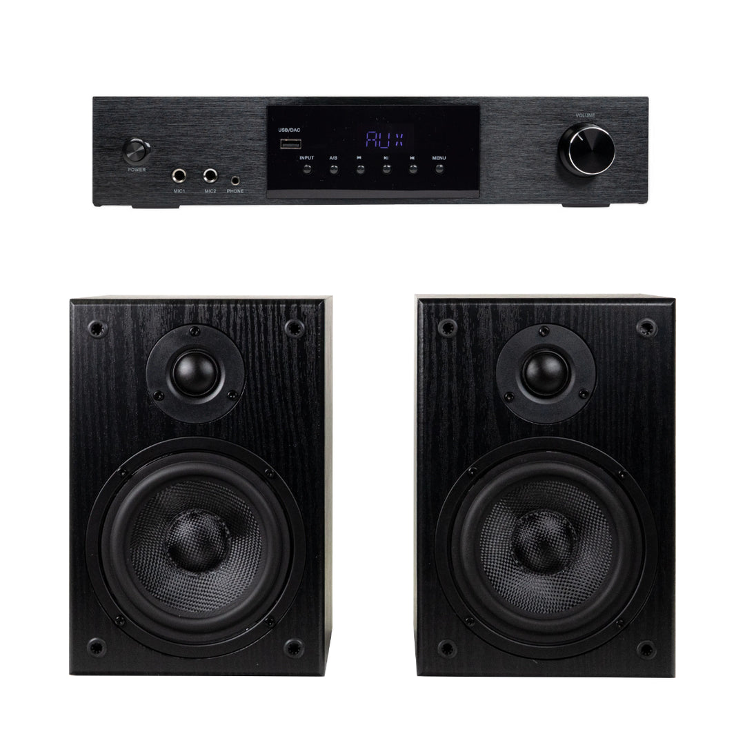 SoundMate HBS-05 Regal-Lautsprecher & HiFi Verstärker