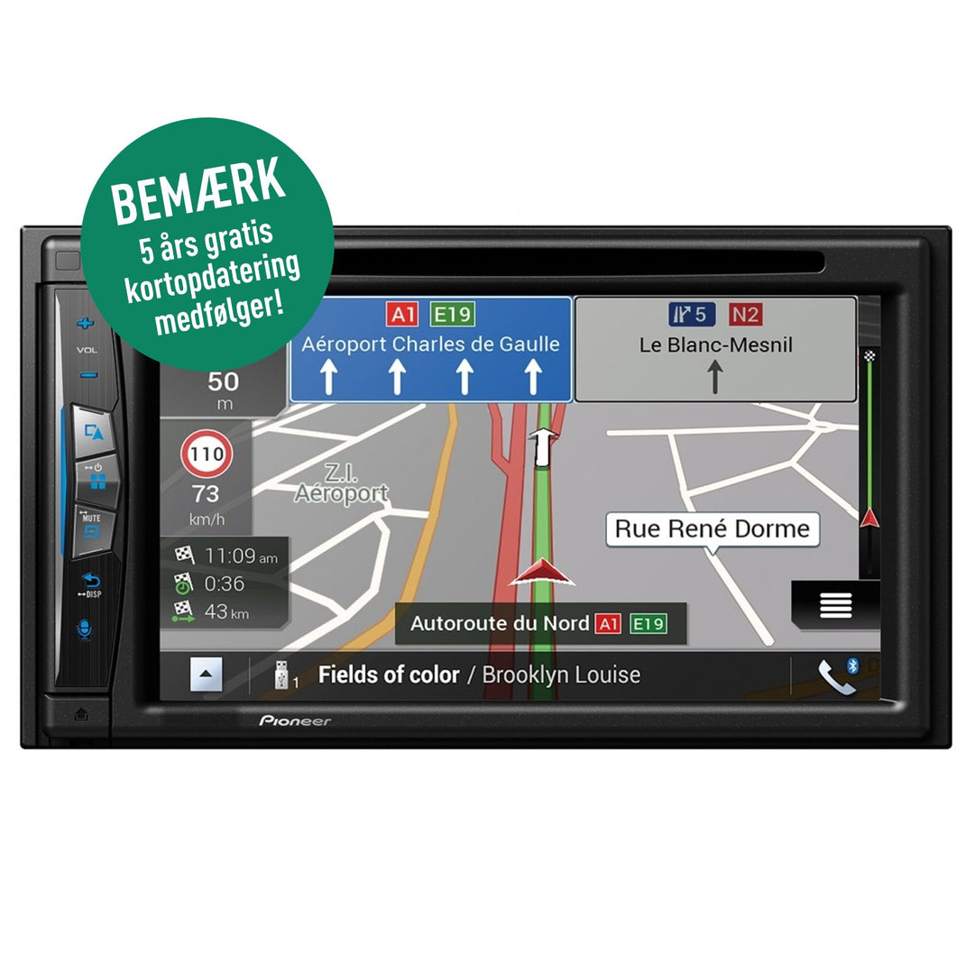 Pioneer AVIC-Z630BT GPS Navigation, Bluetooth und Kabelloses Apple Carplay