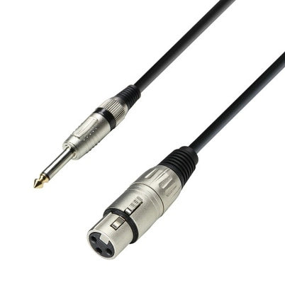 6,3mm Klinke auf XLR-Buchse (3m)