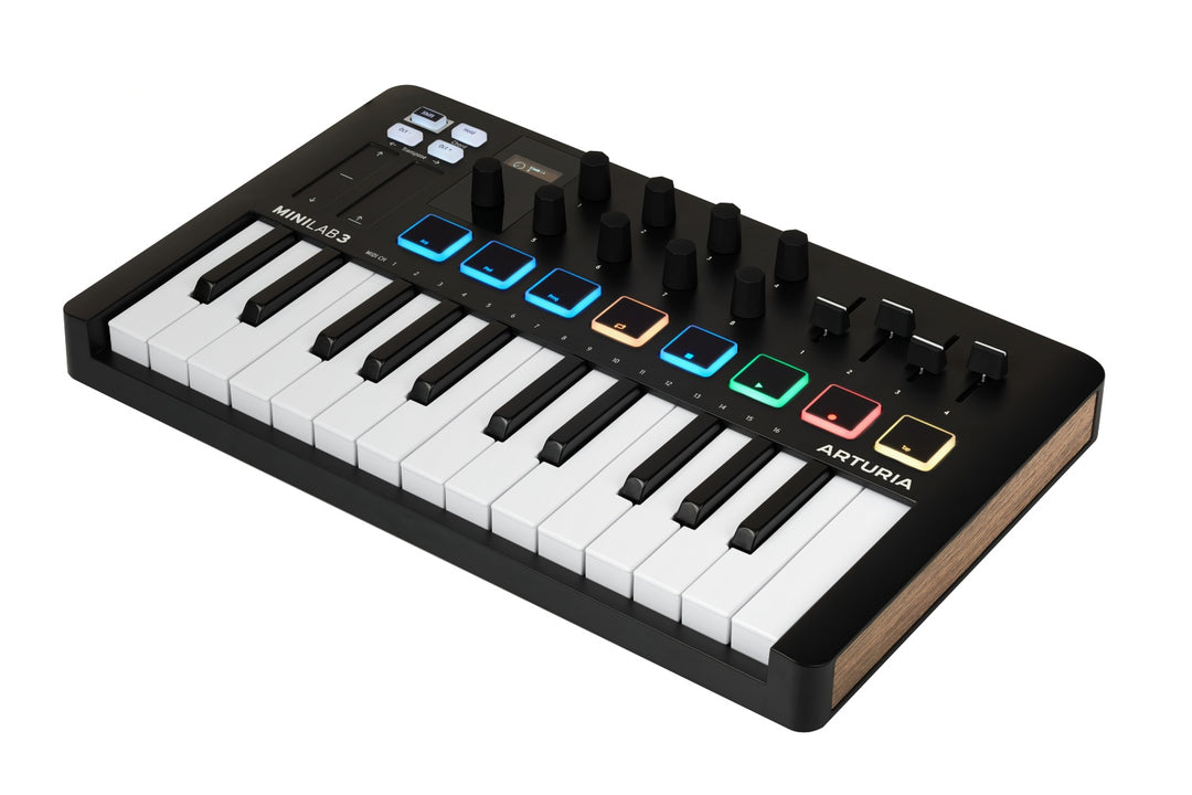 Arturia MiniLab 3 MIDI-Keyboard (Schwarz)