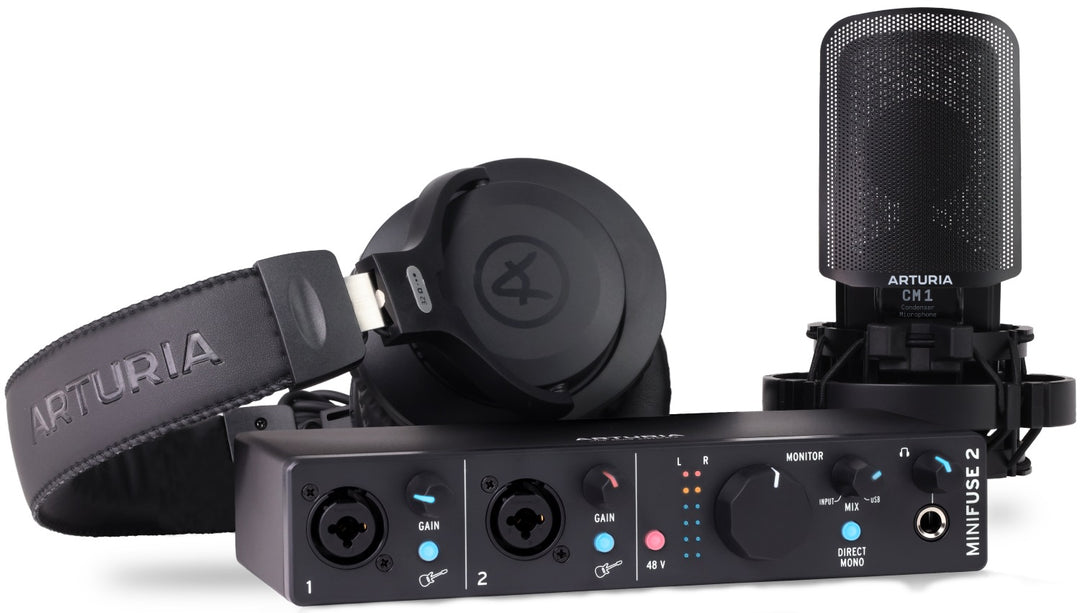 Arturia Minifuse Recording Pack (Schwarz)