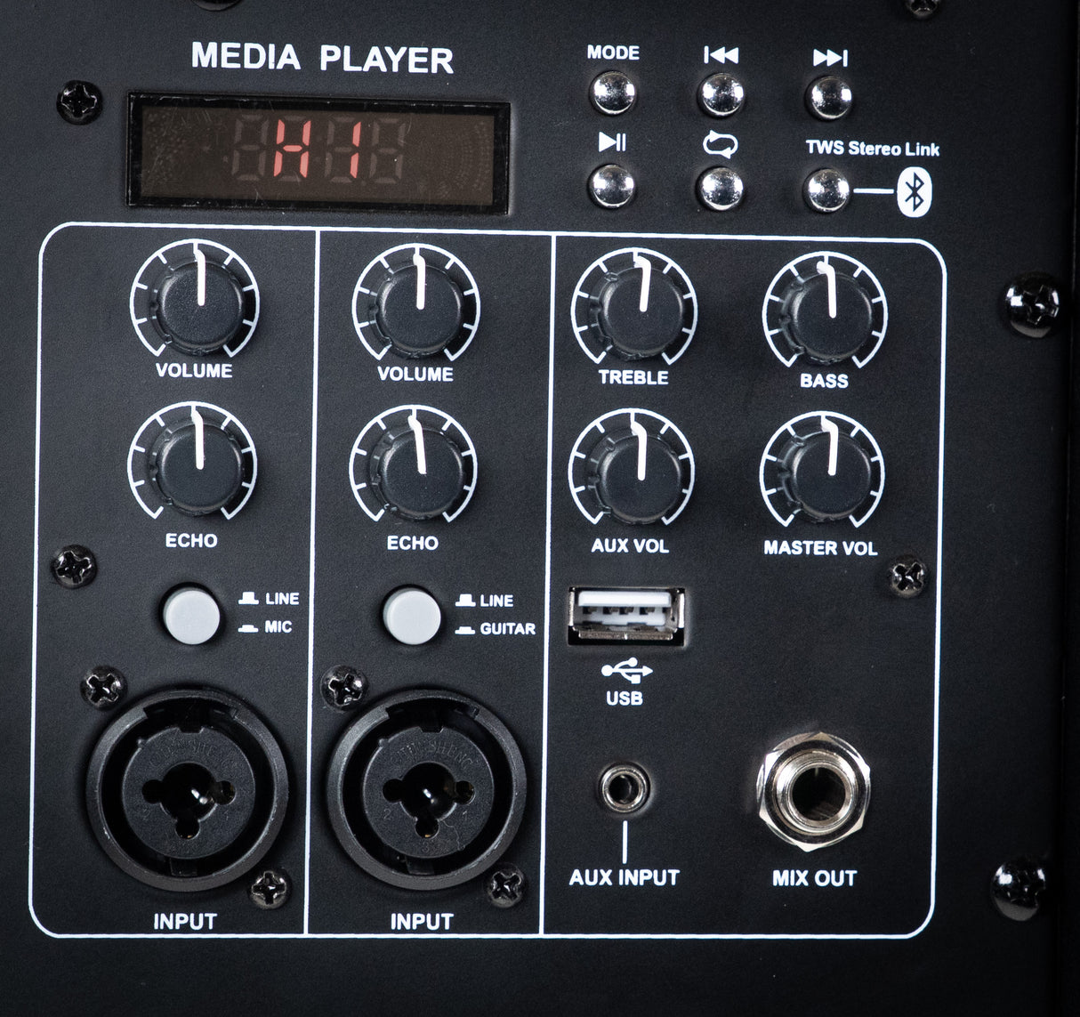 Atomic P70B - Batterihøjttaler/mikrofon bundle