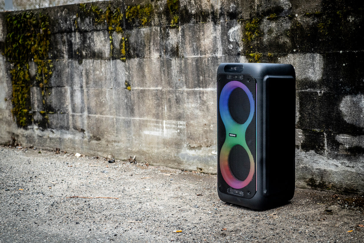 BOOMZ Acht Party Lautsprecher mit Licht