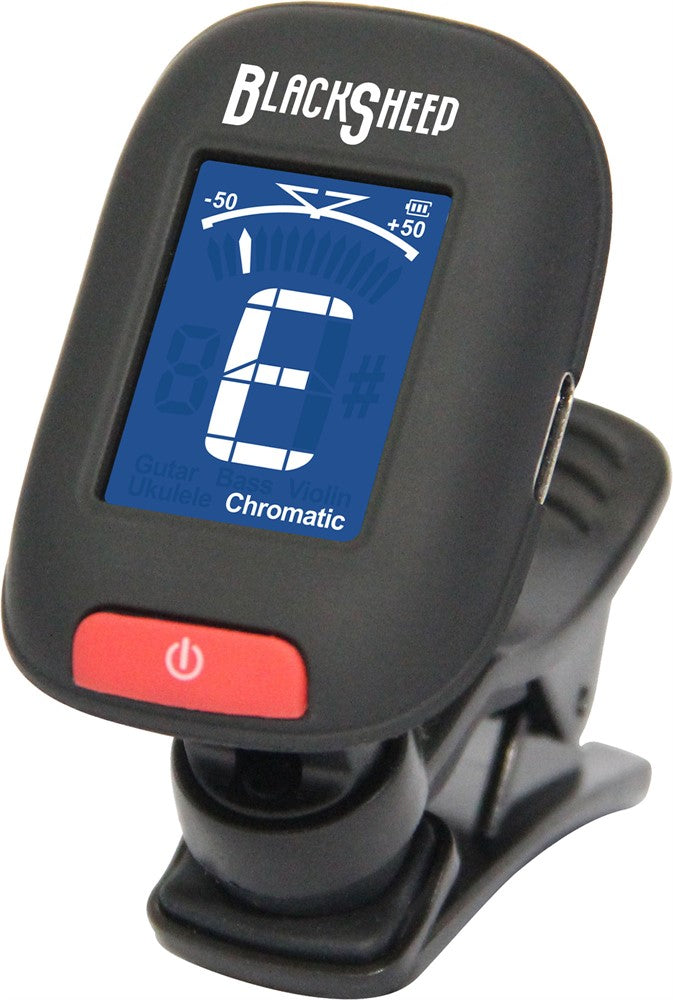 Black Sheep Wiederaufladbarer Clip-On-Tuner BLK