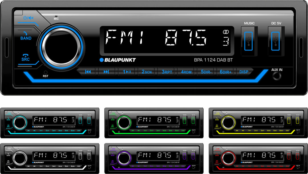 Blaupunkt BPA 1124 Autoradio m. DAB+ und Bluetooth