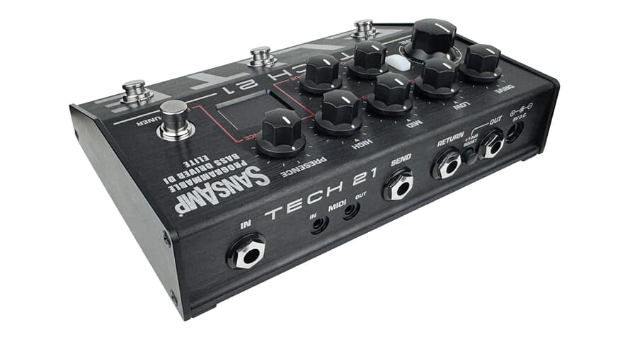 Tech 21 Programmable Bass Driver ELITE Bass-Preamp