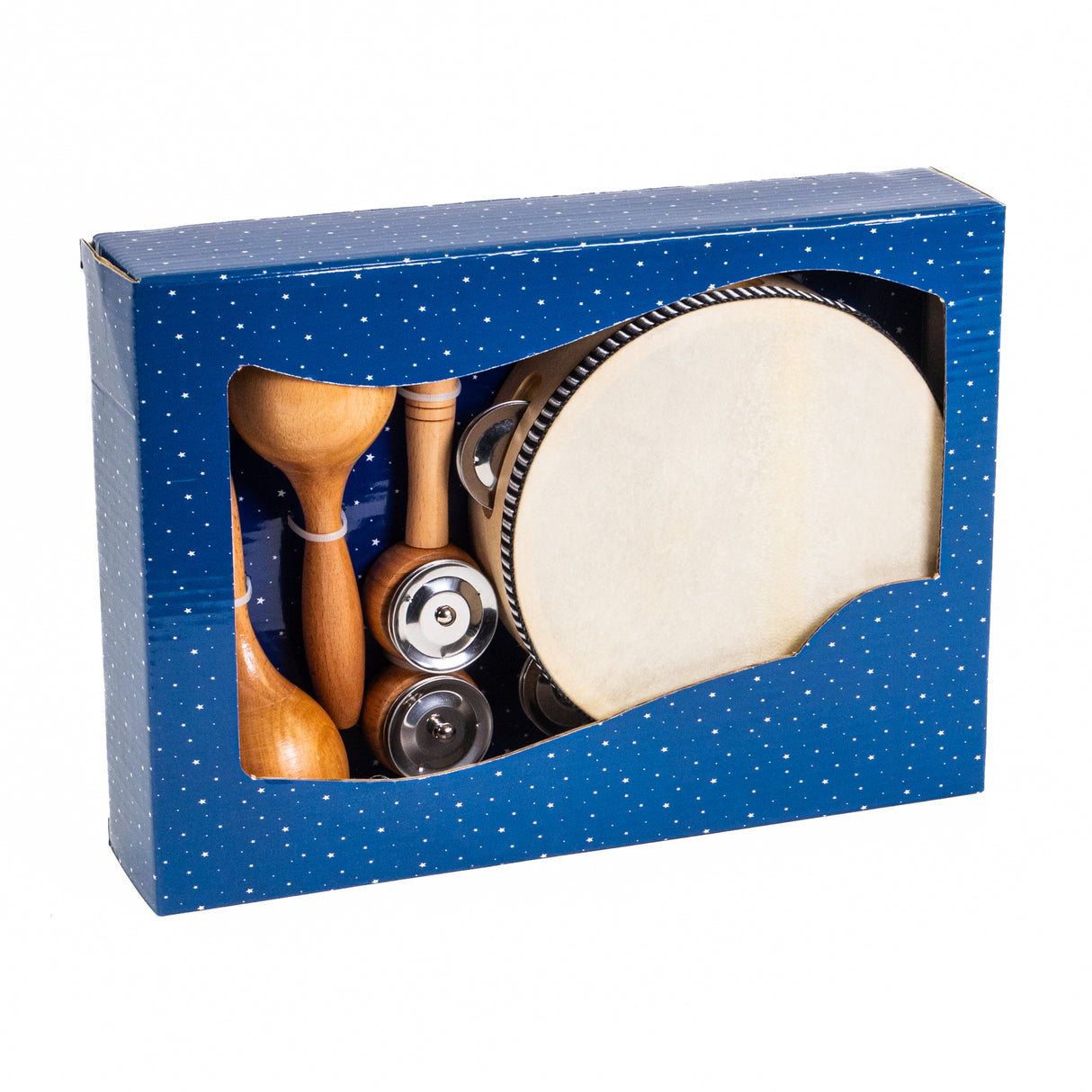 Kinder-Holz-Percussion-Geschenkbox mit 3 Teilen