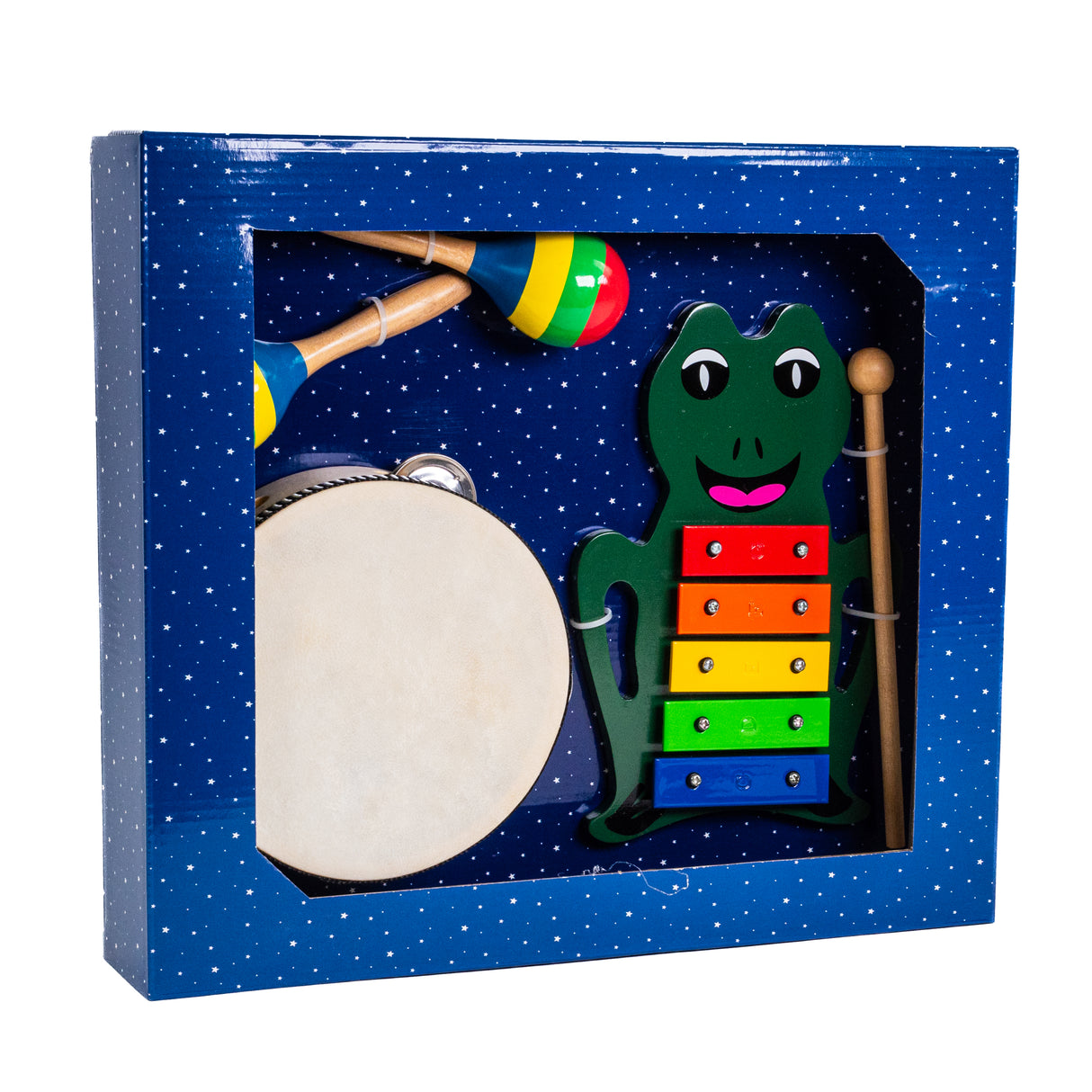 Kinder-Percussion-Geschenkbox mit Klangspielen