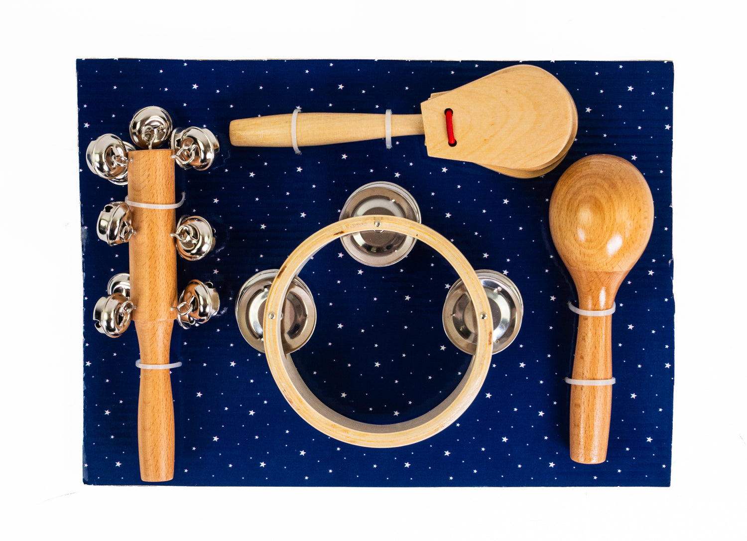 Kinder Holz Schlaginstrument Geschenkbox mit 4 Teilen