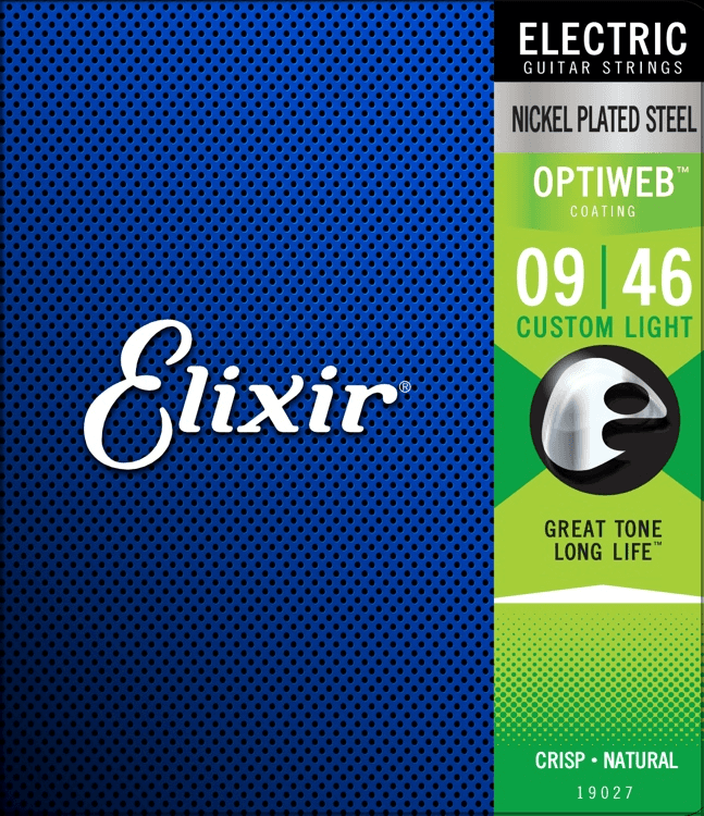 Elixir Optiweb Guitar Strings (Custom Light 09-46)