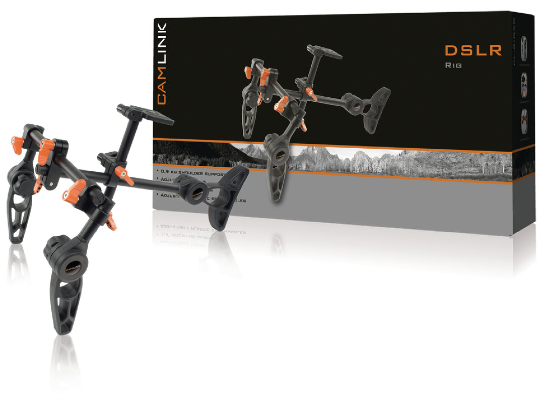 Kamera/Video Stativ (Schwarz/Orange, 0.9kg)