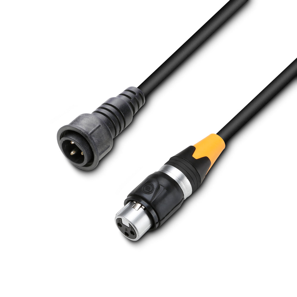 Cameo DMX 3 AD OUT IP65 - DMX-Adapter OUT für LED IP-Par, 3-polig, 1,0 m
