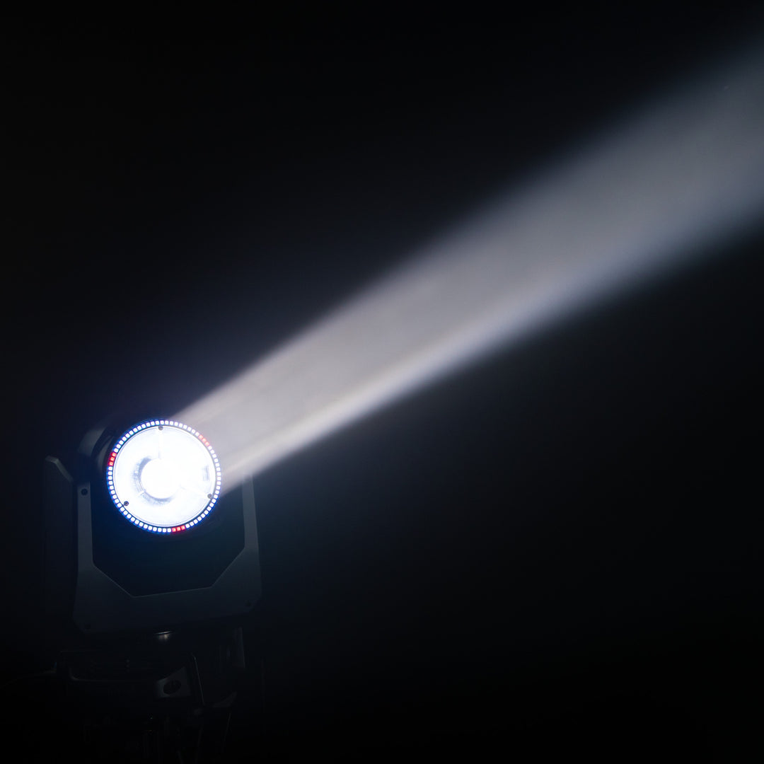 Cameo MOVO BEAM 200 - Beam moving head mit endloser Rotation und LED-Ring