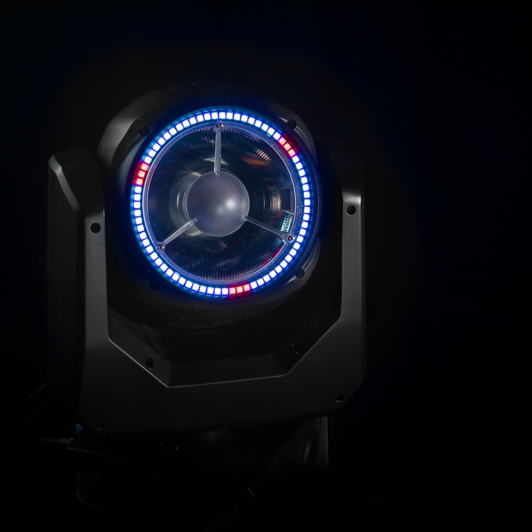 Cameo MOVO BEAM 200 - Beam moving head mit endloser Rotation und LED-Ring