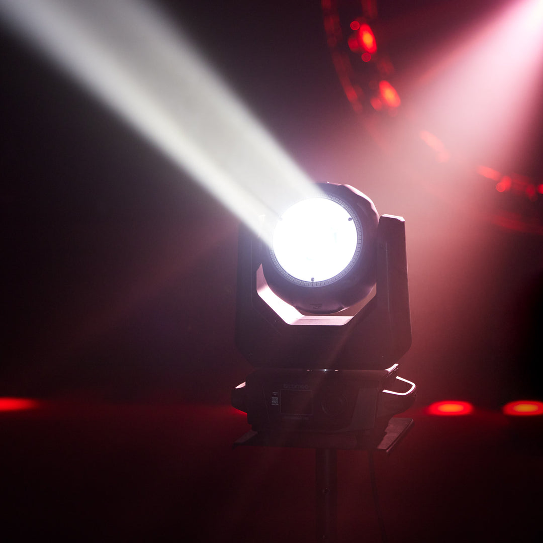 Cameo MOVO BEAM 200 - Beam moving head mit endloser Rotation und LED-Ring