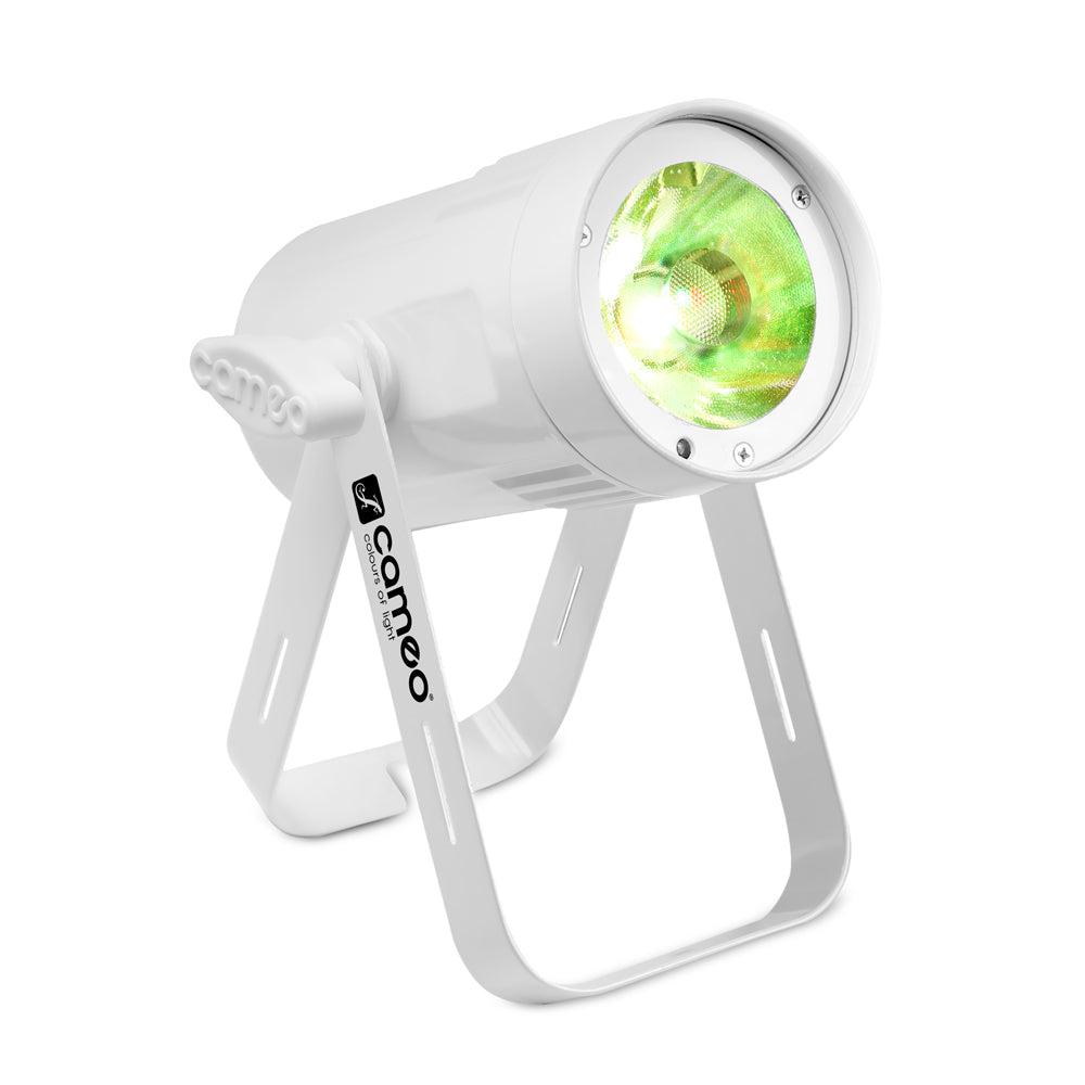 Cameo Q-SPOT 15 RGBW WH - Kompaktes spotlicht mit 15W RGBW LED in weißem Gehäuse