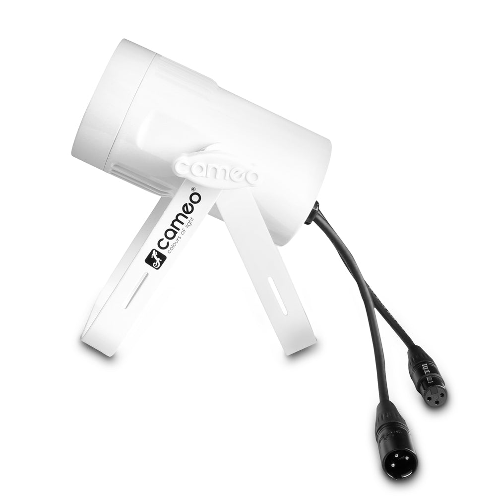Cameo Q-SPOT 15 RGBW WH - Kompaktes spotlicht mit 15W RGBW LED in weißem Gehäuse