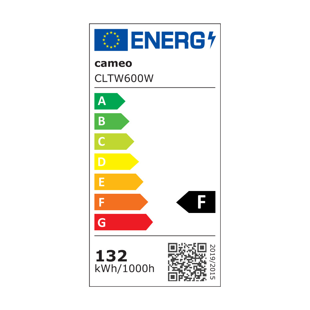 Cameo THUNDER® WASH 600 W - 3-in-1 Strobe-, Blinder- und Wash-Licht 648 x 0,2 W weißes Licht