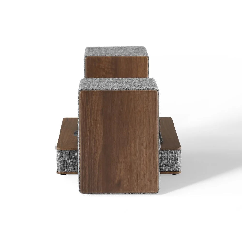 Crosley Arya Plattenspieler mit Lautsprechern, Grau