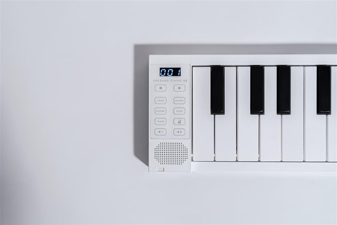 Carry-On Folding Piano 88 Keyboards (Hvid)