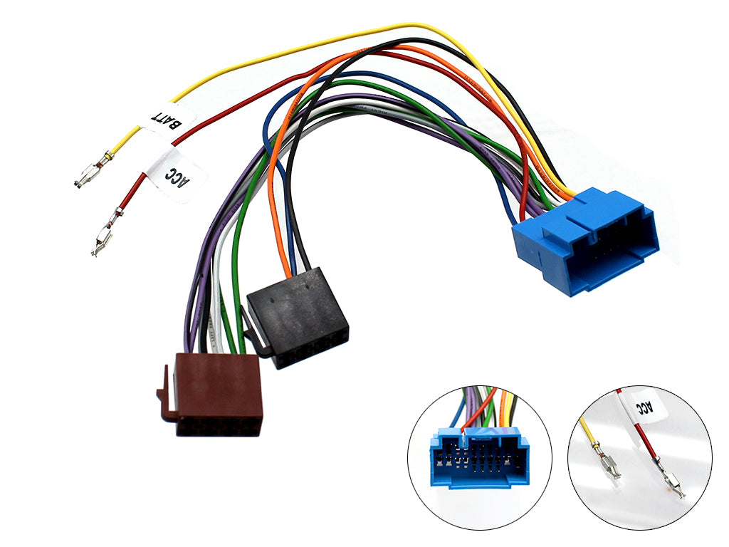 CT20NS08 ISO Stecker für Fiat, Honda, Nissan, Opel und Suzuki