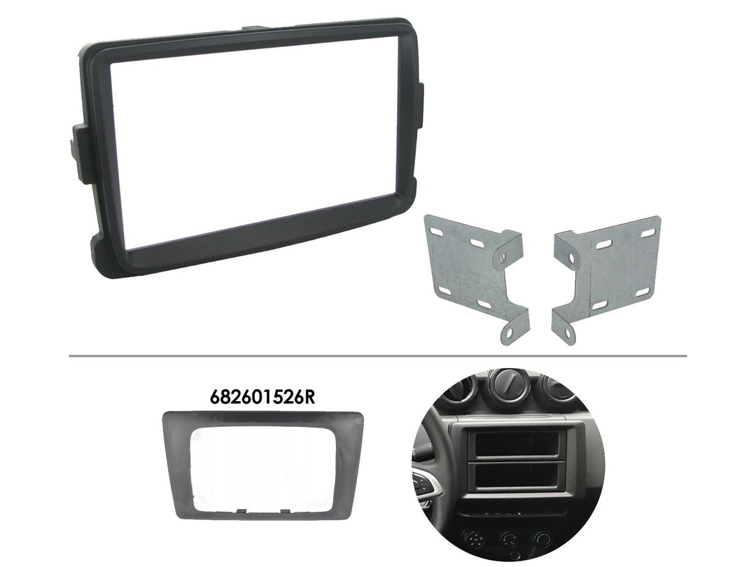 21CT23DC08 2-DIN Rahmen für Dacia