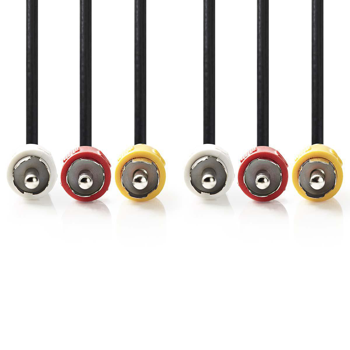 Composite Videokabel, 3 x RCA-Stecker /3 x RCA-Stecker, 1.5 m.