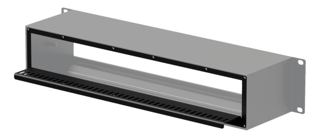 Caymon 2HE-Rahmen für 12 Frontplatten