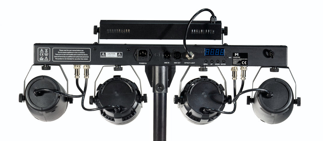 Marconi Castor Party Lichtpaket (wash, strobe, UV, Ball)