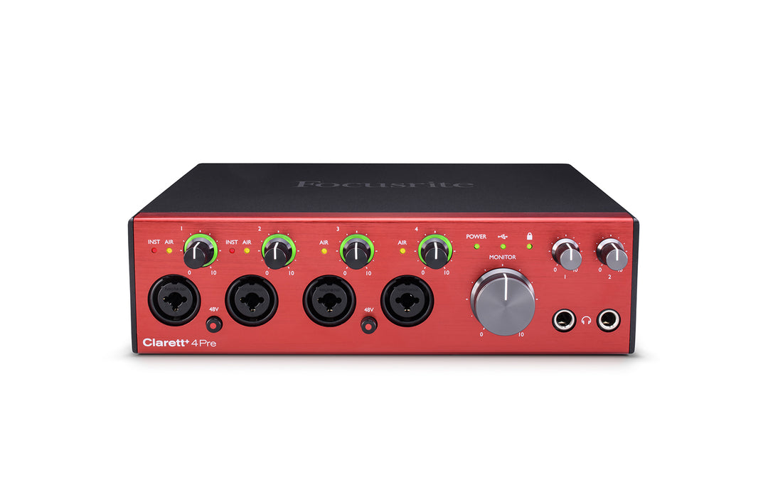 Focusrite Clarett+ 4Pre USB Audiointerfaces