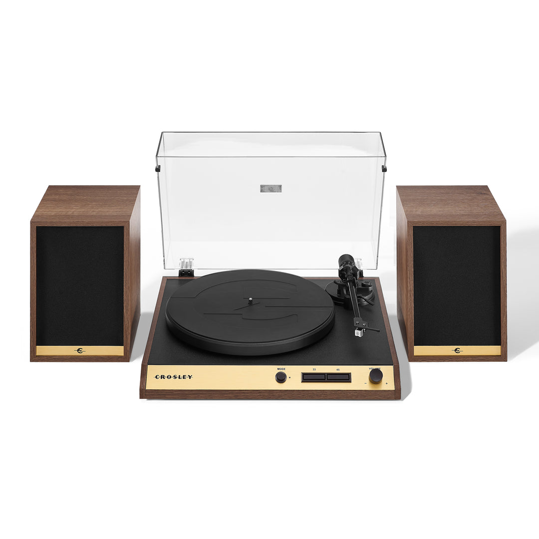 Crosley C72 Plattenspieler m. Lautsprechern (Walnuss)