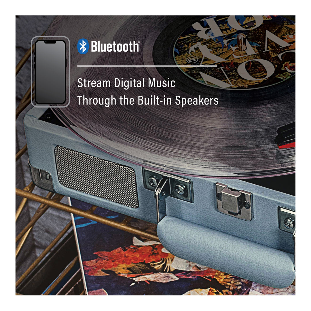 Crosley Cruiser Plus Plattenspieler Zweiwege-Bluetooth (Turmalin)
