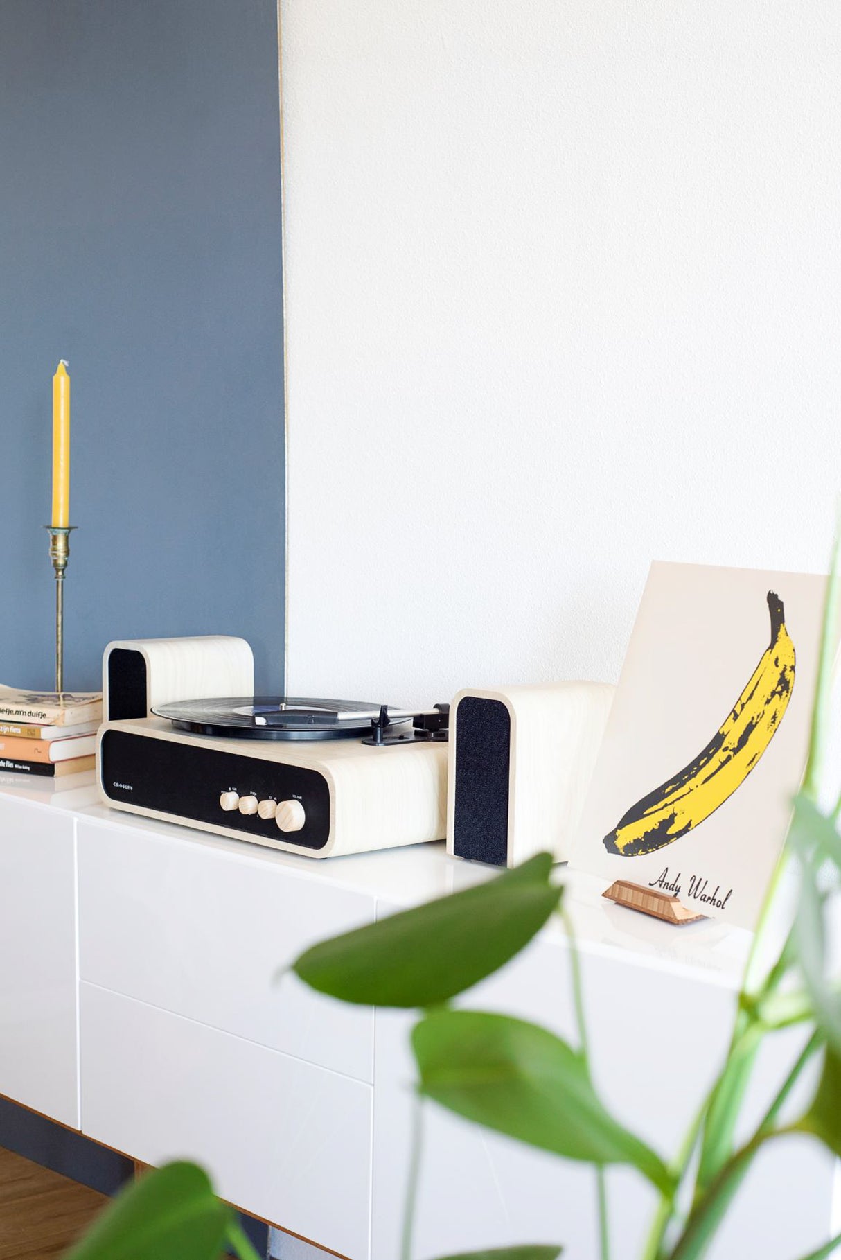 Crosley Gig Turntable with Speakers - Natural