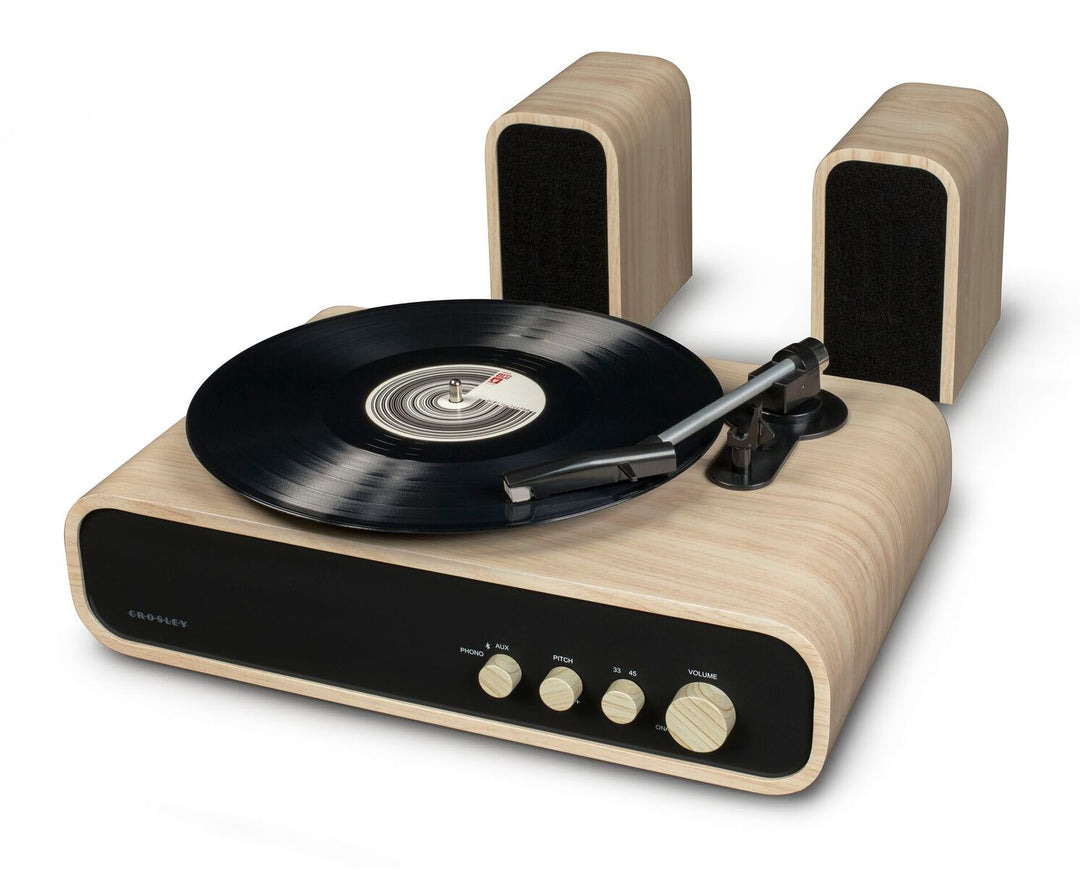 Crosley Gig Plattenspieler m. Lautsprechern (Natural)
