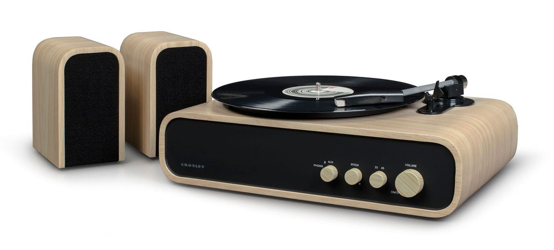 Crosley Gig Plattenspieler m. Lautsprechern (Natural)