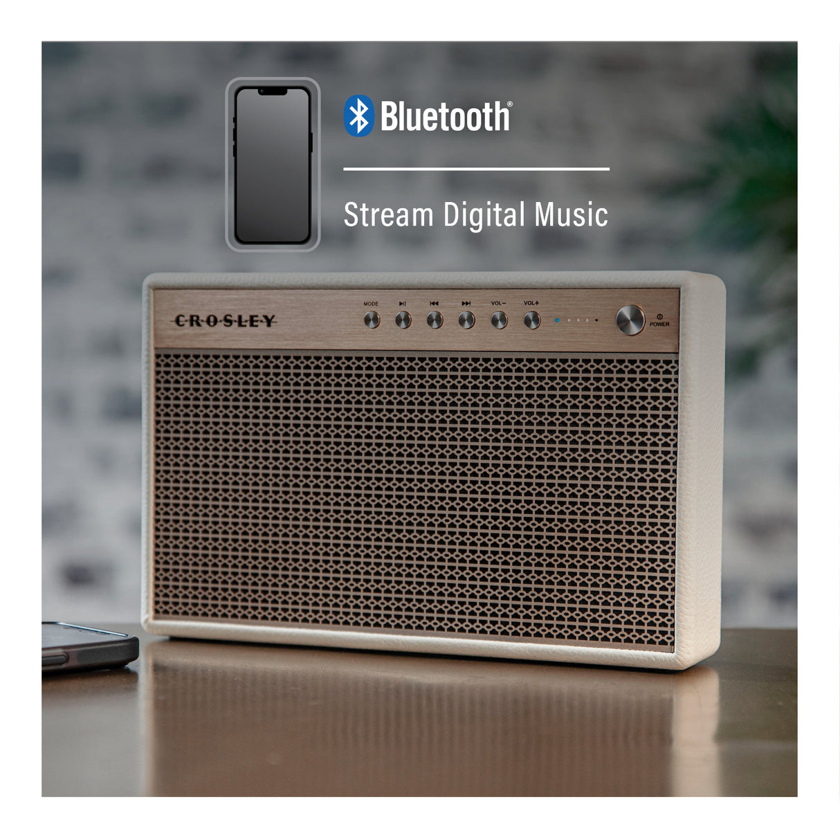 Crosley Montero Bluetooth Lautsprecher (Weiß)