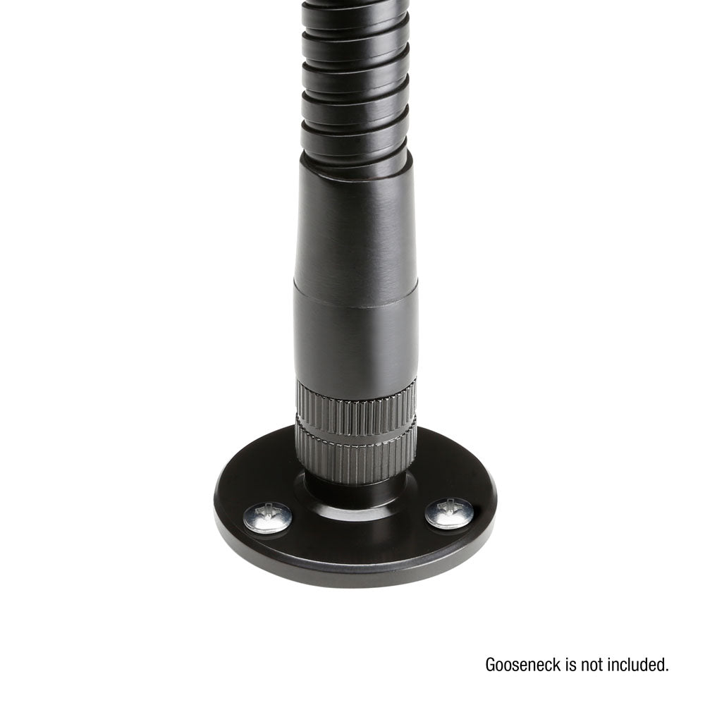 Adam Hall Stands D 921 BLK - Montageplatte für Schwanenhals