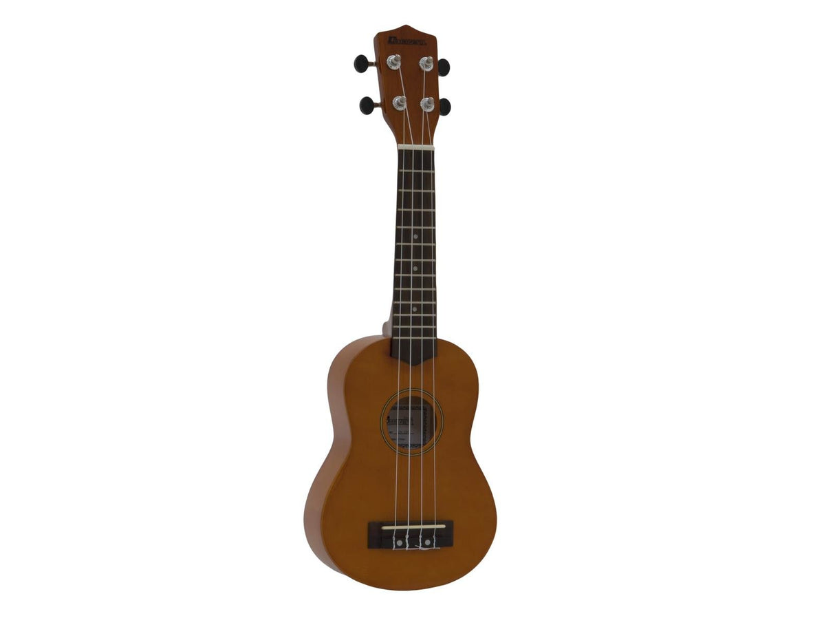 DiMavery UK-200 Ukulele, Soprano, Brown
