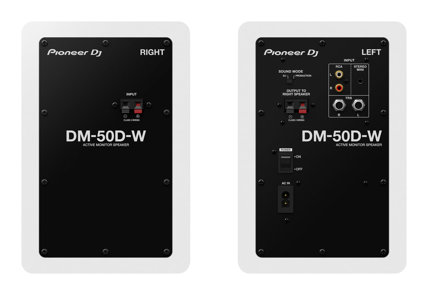 Pioneer DJ DM-50D-W (White)