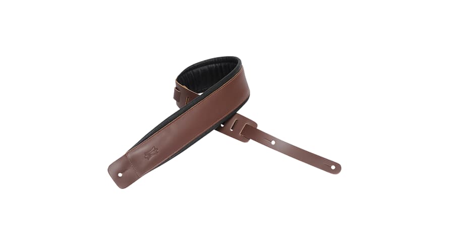 Levys DM1PD Gitarrengurt 3", braun