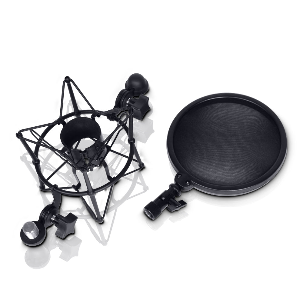 LD Systems DSM 400 Mikrofon Shock Mount mit Pop Filter
