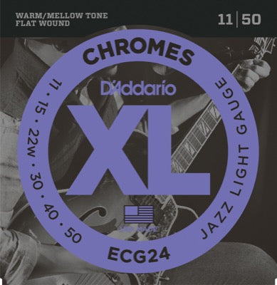 Daddario ECG24 Gitarrengurte (Jazz Light, 11-50)