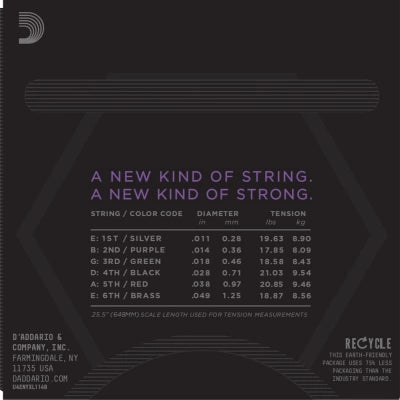 Daddario NYXL Guitar Strings (11-49)