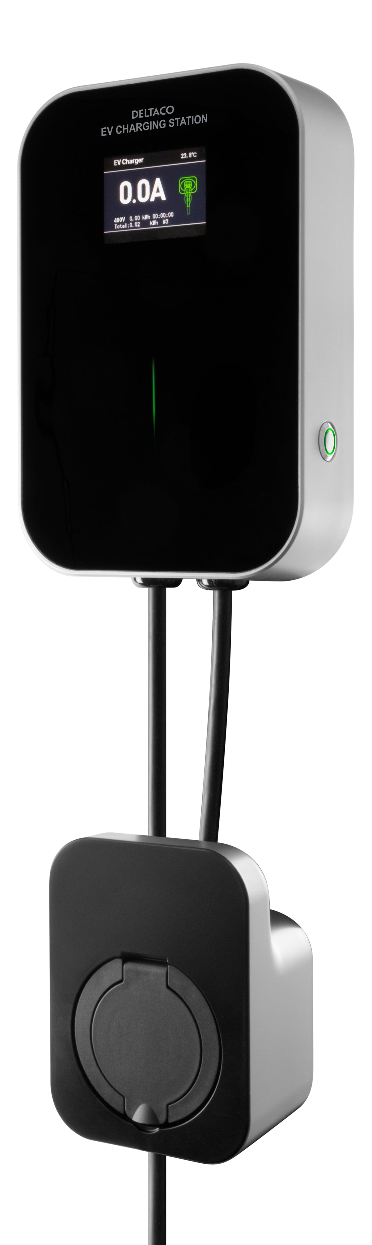 Deltaco e-Charge, Wallbox 1-phase, 6-16 A, Mode 3, type 2
