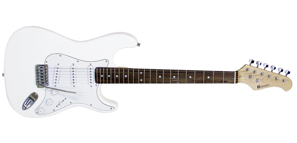DiMavery ST-203 E-Guitar, white