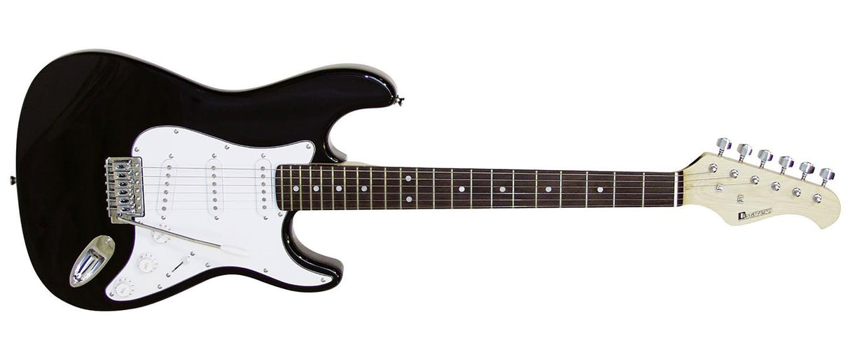 DiMavery ST-203 E-Guitar, black