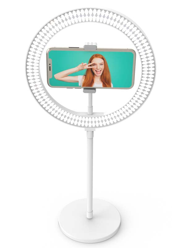 Digipower Meine Geschichte 10" Desktop-Ringleuchte mit Fernbedienung