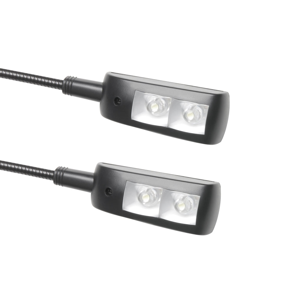 Doppelte Schwanenhals Notenlampen