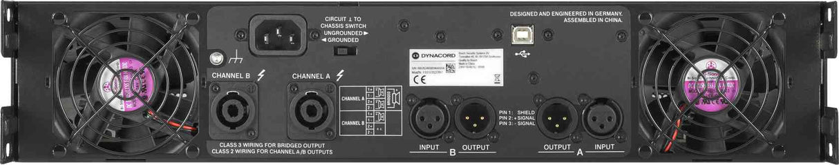 Dynacord L1800FD Amplifier With 2x950W And DSP
