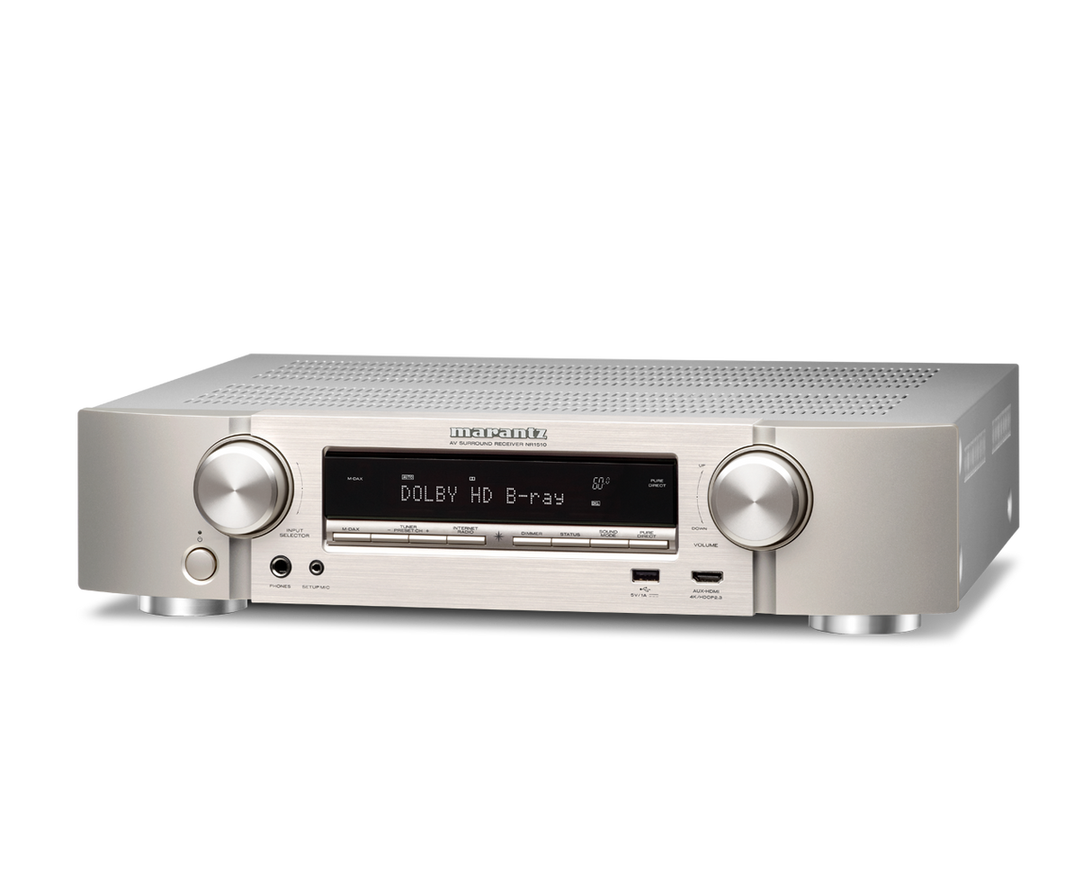 Marantz NR1510/N1SG 5.2 Surround Receiver, Silver